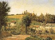 Camille Pissarro Pang map neighborhoods Schwarz oil